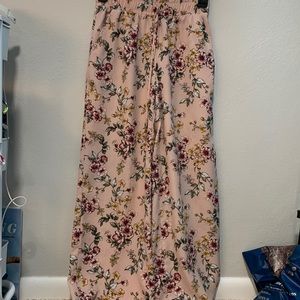 cute flowery super lose pants